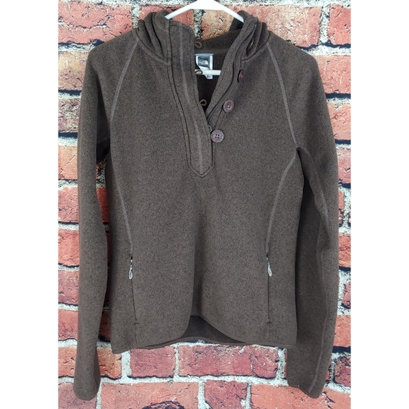 The North Face Tops - The North Face 1/4 Zip Hoodie Sweatshirt, Medium
